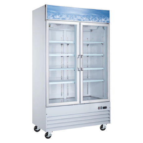 Omcan 50031 (FR-CN-1250-HC) Freezer Reach-in Display Two-section