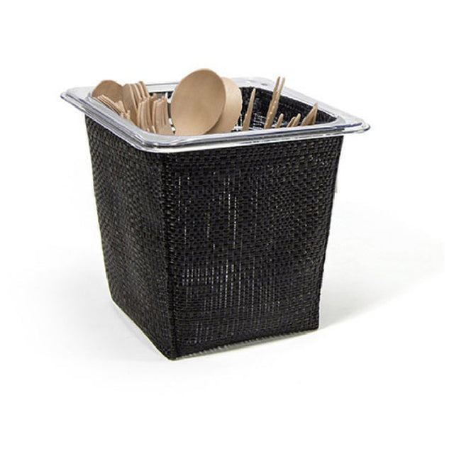 FOH BHO133BKV21 1/6 Size Metroweave Housing/Pan Set Random Weave Black Includes One BHO128BKV21 1/6 Size Metroweave® Housing Randomweave Black