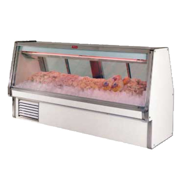 Howard-McCray SC-CFS34E-6-S-LED Fish/Poultry Service Case 76-1/2"W Double Duty