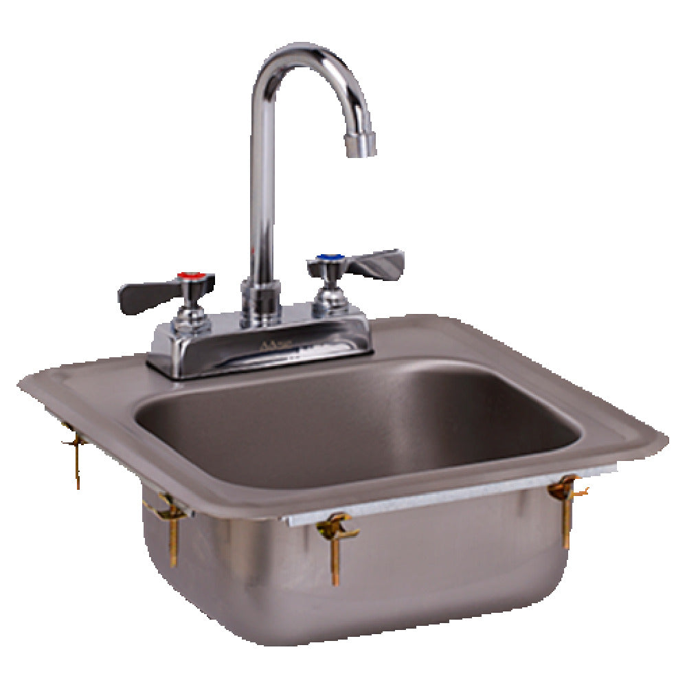 GSW USA HS-0810I Drop-in Hand Sink One Compartment 13"W X 13"D X 13-1/2"H Overall Size