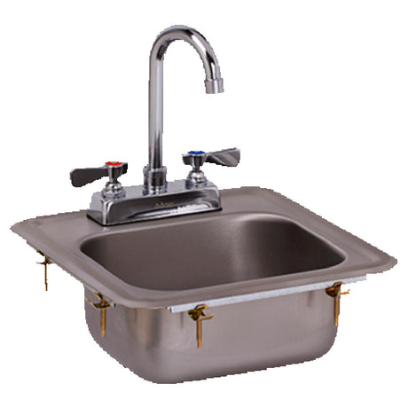 GSW USA HS-0810I Drop-in Hand Sink One Compartment 13"W X 13"D X 13-1/2"H Overall Size