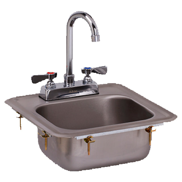GSW USA HS-0810I Drop-in Hand Sink One Compartment 13"W X 13"D X 13-1/2"H Overall Size