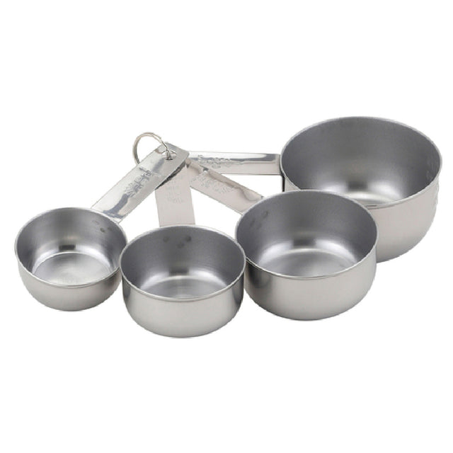 Harold Import Co. 1982 HIC Measuring Cups 1/4 Cup To 1 Cup Stainless Steel (set Of 4)