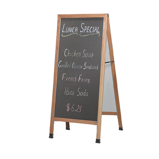 Aarco LA1B Sidewalk Chalkboard Extra Large 68"W X 30"