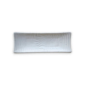 By The Earth Living SP049 Wave Platter 13" X 4.5" Speckled