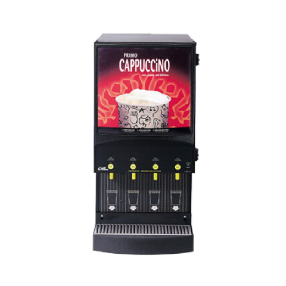 Curtis CAFEPC4CS10000 Primo Cappuccino™ Machine 4 Station Dispensers 4 Lb Removable Hopper Capacity