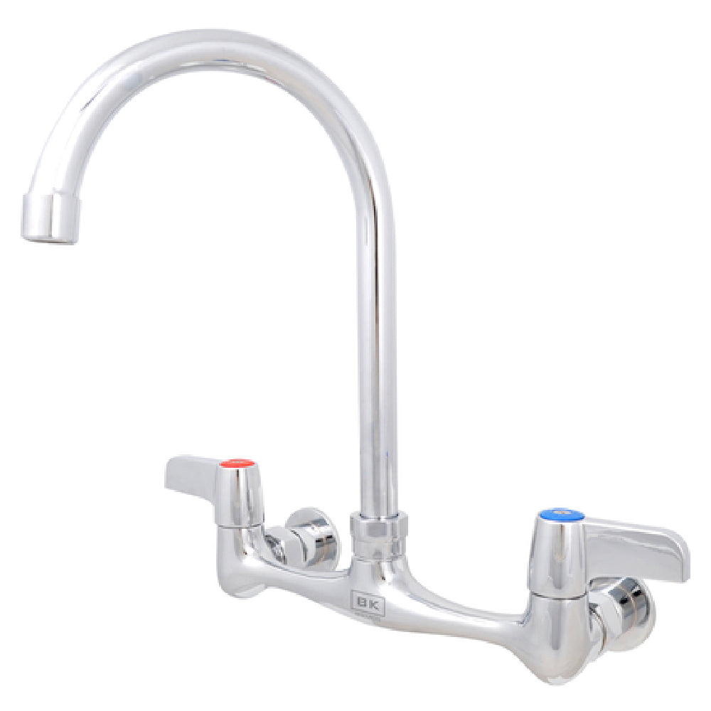 BK Resources BKF-8W-8G-G WorkForce™ Standard Duty Faucet Splash-mounted 8" OC