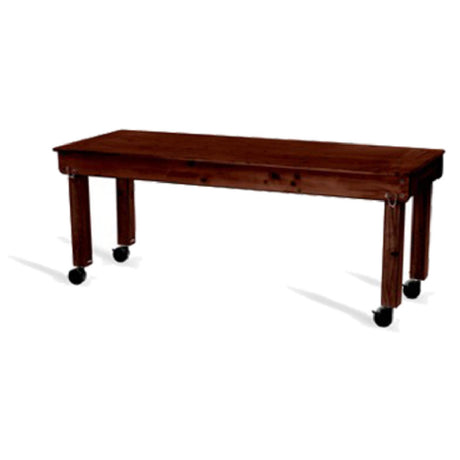 Forbes Industries 7010-MH Deluxe Catering Table 7-ft. L Solid Wood Construction