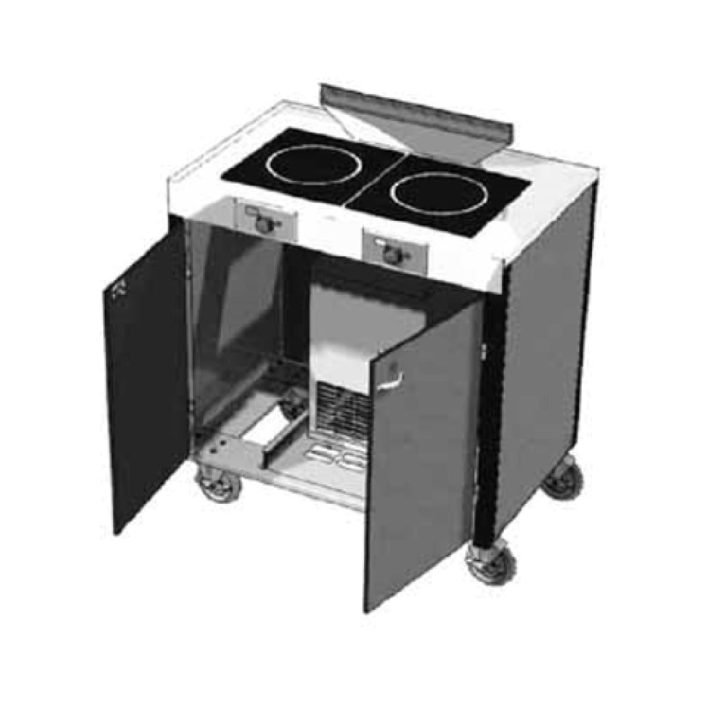 Spring USA ICS234-26 Max Induction™ Mobile Cooking Station (2) 2600 Watt MAX Induction® Ranges (SM-261R)