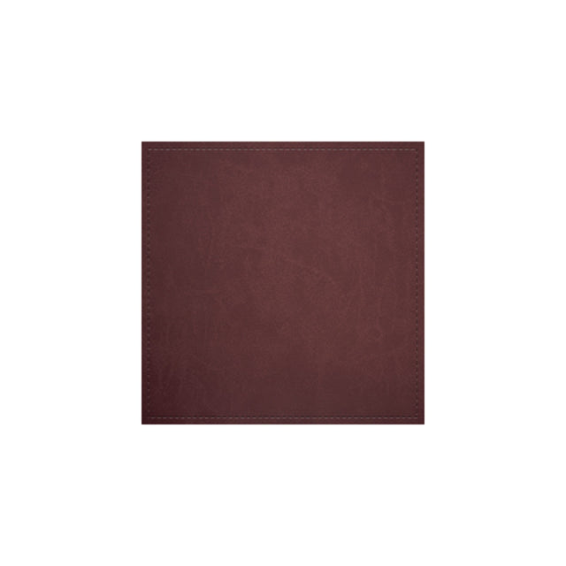 Risch COASTER-EVERGREEN 4X4 - Evergreen Bio-friendly Faux-leather Coaster (specify Color)