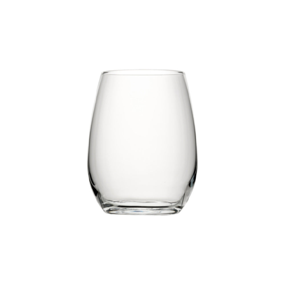 Steelite P420858 Steamless Wine 15 1/2 Oz. (H 4-3/8" M 3-1/2" T 2-3/4" B 2-1/4") Soda Lime