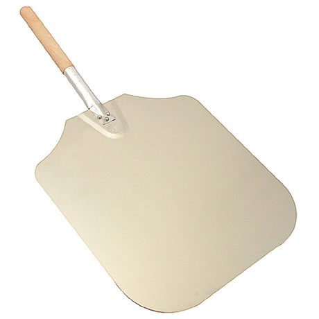 Franklin Machine Products 137-1639 X-Large Pizza Peel 16"W X 18"D Aluminum Blade 12" Long Wooden Handle