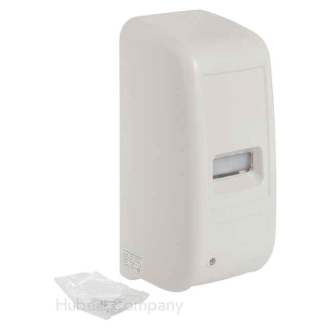 Hubert 44876 - Hand Soap/Sanitizer Dispenser, 4-9/10"L X 4-7/10"W X 10-3/5"H, Automatic