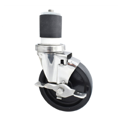 BK Resources 5SS-4RA-LDP-TLB - Swivel Caster, 2" Expanding Stem, 5" Polyolefin Wheel