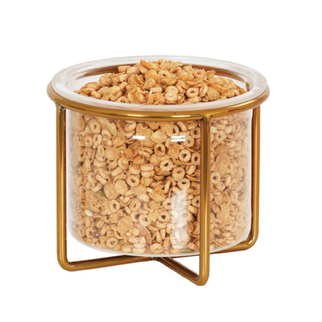 Cal Mil 23822-8-12 Cereal Jar 8.25" Dia. X 2.5"H Clear