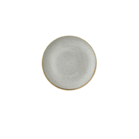 Churchill China SRGYEV101 Coupe Plate 10.25" Dia. Raw Grey Evolve