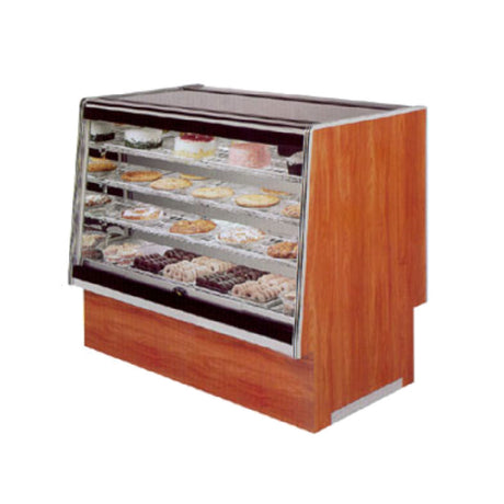 Marc Refrigeration SQBCD-48 Non-Refrigerated (Dry) Bakery Display Case 48" L Flat Glass Top & Front