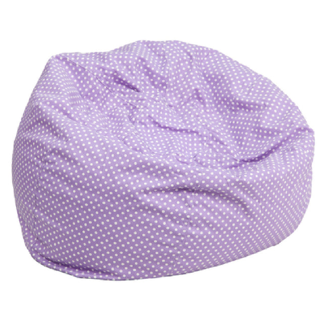 Flash Furniture DG-BEAN-SMALL-DOT-PUR-GG Bean Bag Chair Small Removable Slip Cover