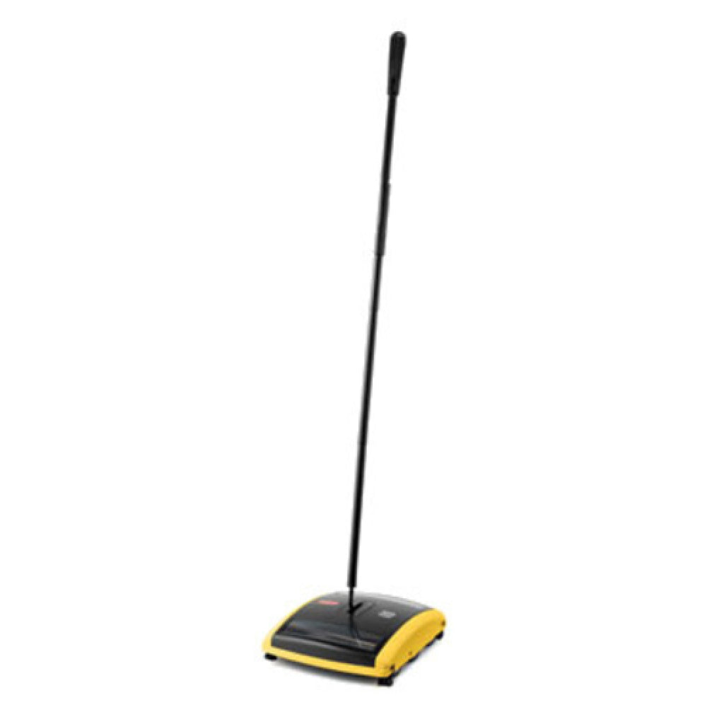 Rubbermaid FG421588BLA - Brushless Floor/Sweeper, 7-1/2" Sweep Path, Non-marking Rubber Blades