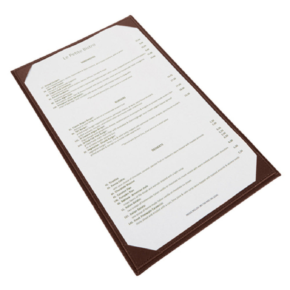 Winco LMS-814BN Menu Cover Single Legal Size