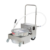 MirOil USA BD707-63470 Oil Filter Machine/Discard Trolley 1 Way Pump For Fryers With Drain Valves