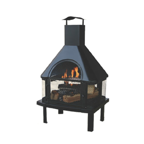 Chef Master WAF1013C Blue Rhino® UniFlame® Outdoor Wood Firehouse 25" X 20-1/2" X 45-3/10"H