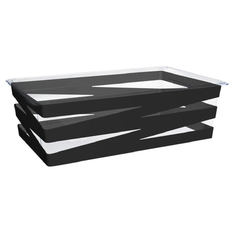 FOH BHO090BKI20 Full Size Zig Zag Housing/Pan Set Deep Matte Black Includes One BHO087BKI20 Full Size Zig Zag Housing Deep Matte Black