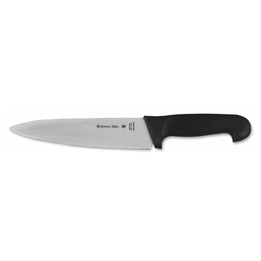 Browne Foodservice PC1298 Cook's Knife 8" High Carbon Stain-free German Steel Blade Molded Polypropylene Handle