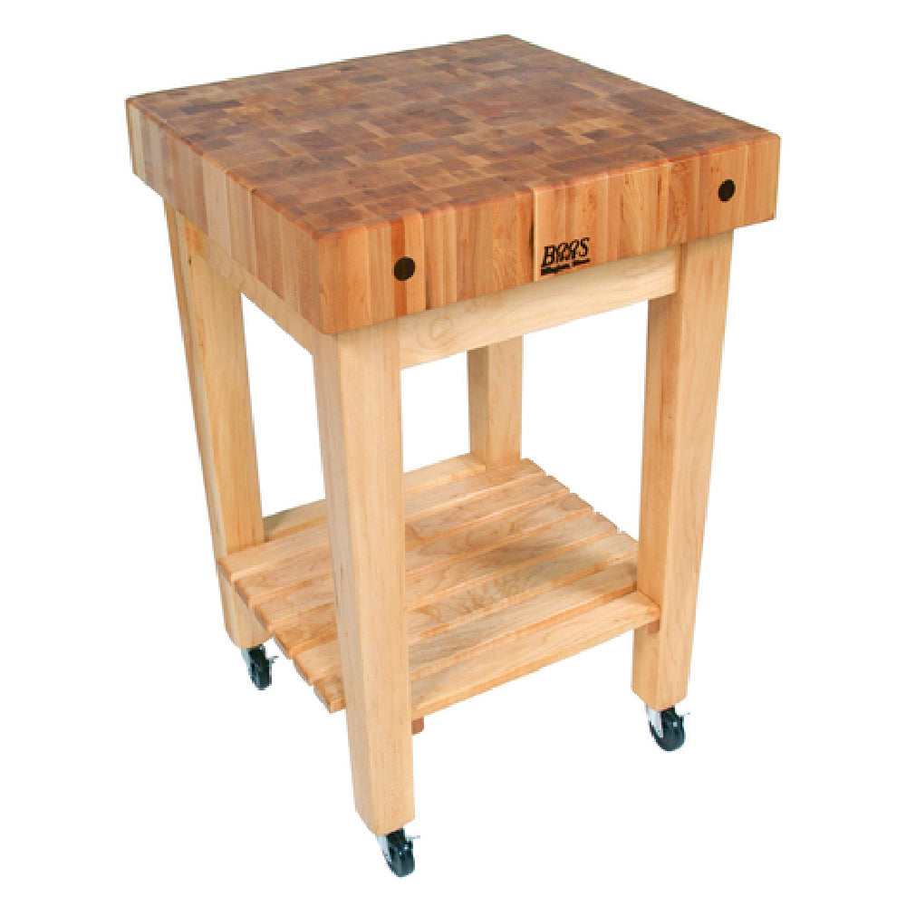 John Boos GB-C Gourmet Butcher Block 24"W X 24"D X 36"H Overall Size 4" Thick End Grain Top