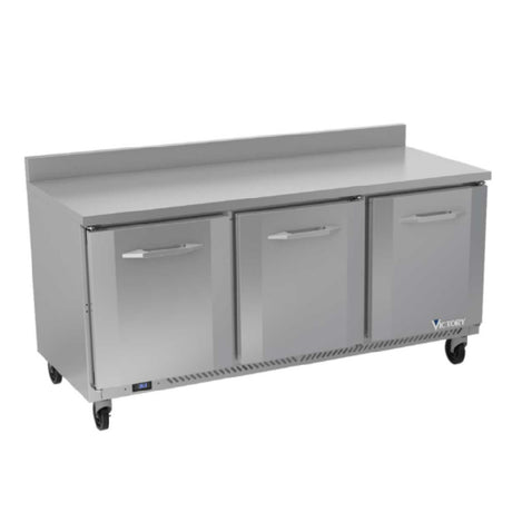 Victory VWR72HC Worktop Refrigerated Counter Powered By V-Core™ Three-section