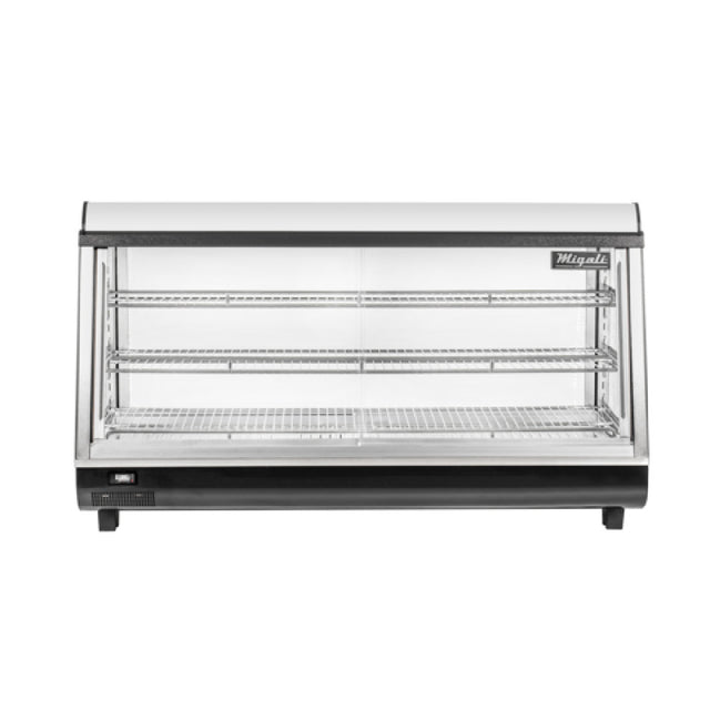 Migali Industries C-HCT48-S Competitor Series® Heated Display Case Countertop 46.9"W 6.5 Cu. Ft.