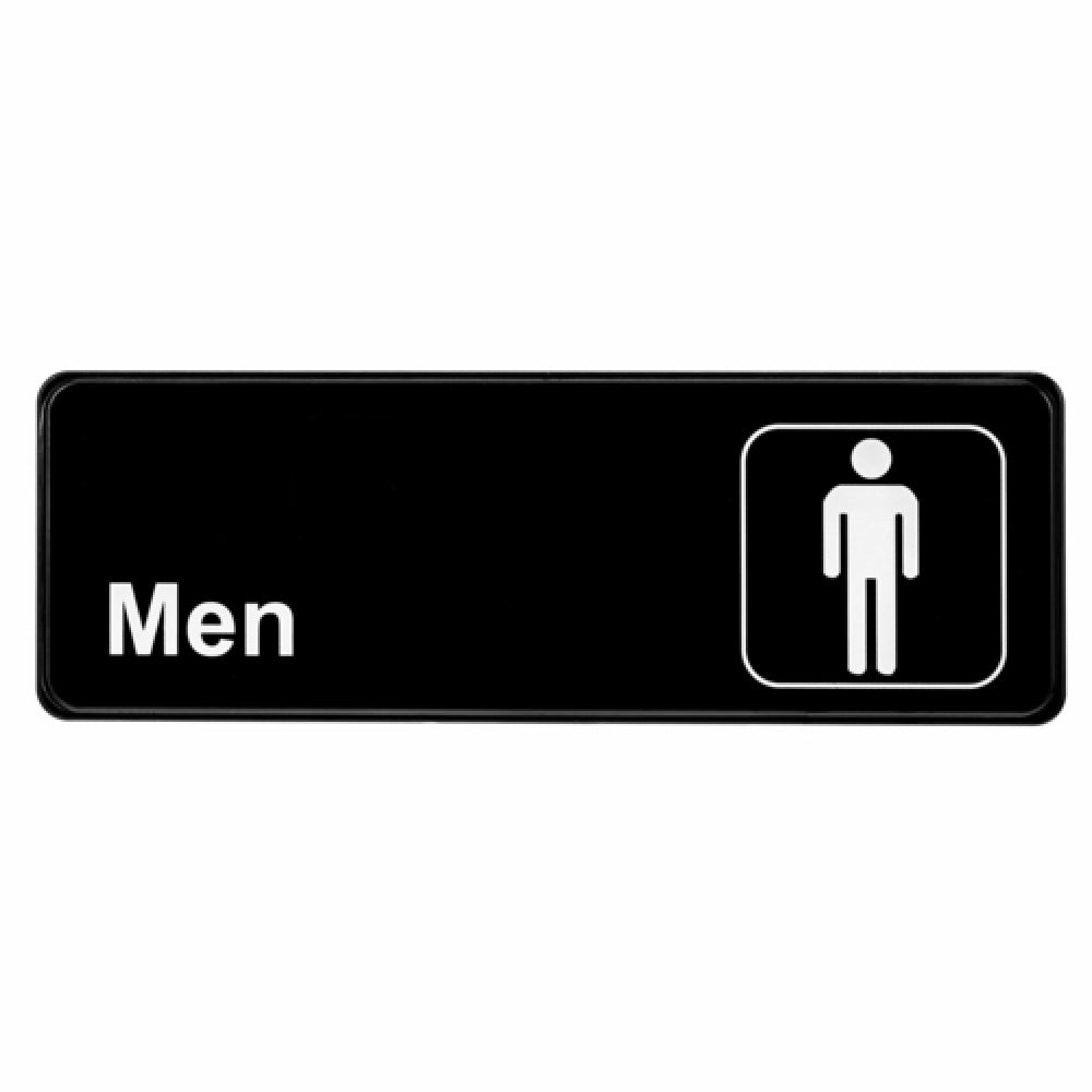 Alpine Industries ALPSGN-10 Sign 9" X 3" "Men"