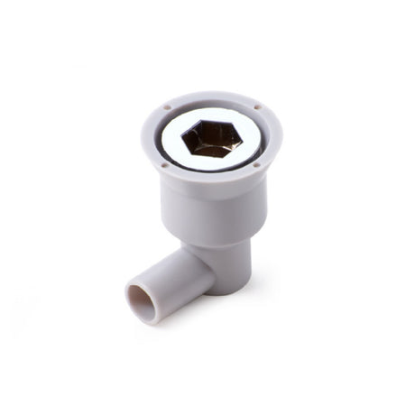 Krowne 23-127 - Drain, 1/2" With 90 Degree Bend For Drink Rail Units, 40°F - 140°F Temperature Range