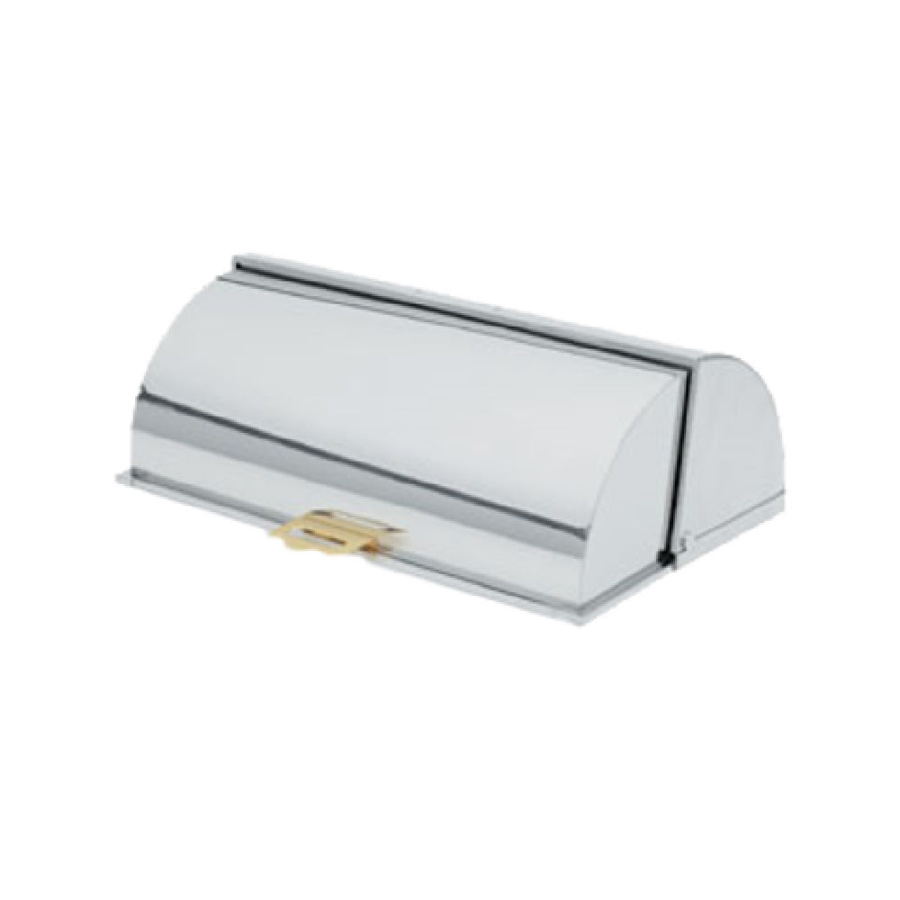 Vollrath 46052 Chafer Cover Universal Roll Top Mirror Finish Stainless With Brass Accents