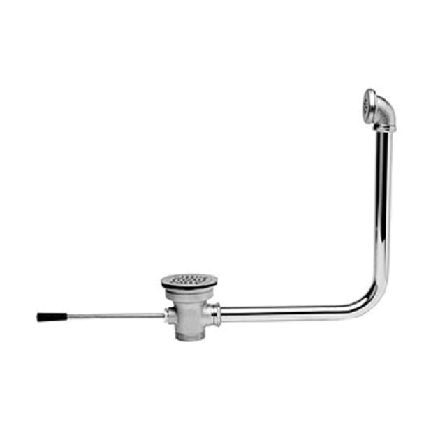 Fisher 24902 Twist Waste Valve With Overflow Assembly 3-1/2" Industry Standard Sink Opening