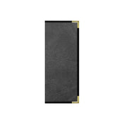 Risch SEVDX-6V 4.25X11 Seville Deluxe Hardback Antibacterial/antimicrobial Faux-leather Menu Cover (specify Color)
