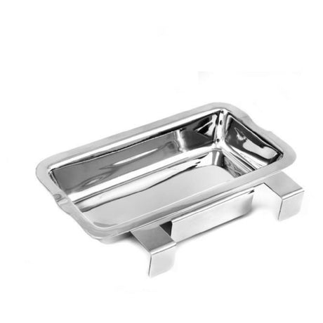 Steelite DWFBREST2 Utensil Rest 9.5"W X 4.625"D 18/10 Stainless