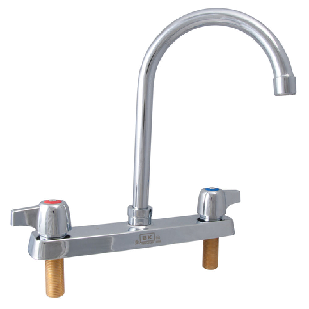 BK Resources BK8D-3G-G WorkForce™ Standard Duty Faucet Deck Mount 8" OC