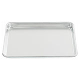 Chef Approved 19GQRTRBUN Bun / Sheet Pan 9-1/2" X 13" Quarter Size Closed Bead 20-Gauge Aluminum