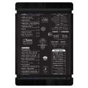 Menu Solutions WDRBB-C Menu Board Holds 8-1/2" X 11" Insert Double Panel With 2 Views