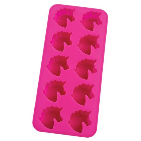 Harold Import Co. 43823 HIC Unicorn Ice Tray/Mold 8-1/2" X 4" Makes (10) Unicorn Shaped Cubes