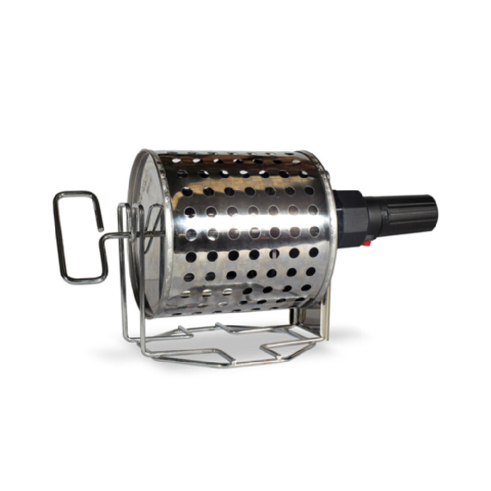 Omcan 47315 (47315) Stainless Steel Chestnut Roaster Portable (1.5v) Battery Operated Motor