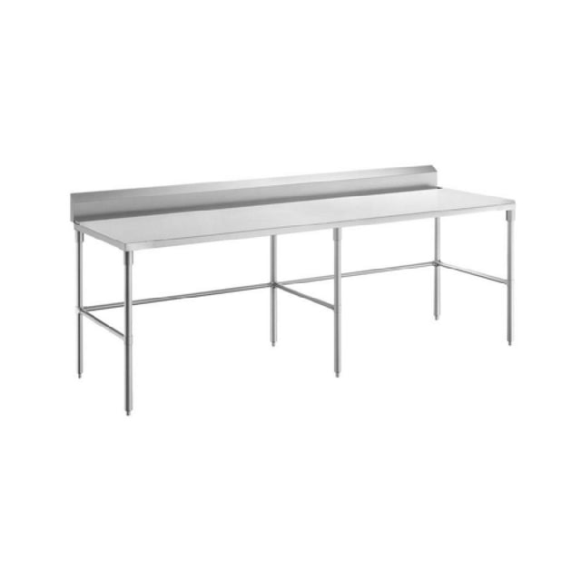 Sapphire Manufacturing SMTEOB-24108S Worktable 108"W X 24"D X 35"H 18/430 Stainless Steel