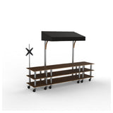 Steelite MGCMLA12WSBW Mogogo Modular Interactive Station Unique Brown