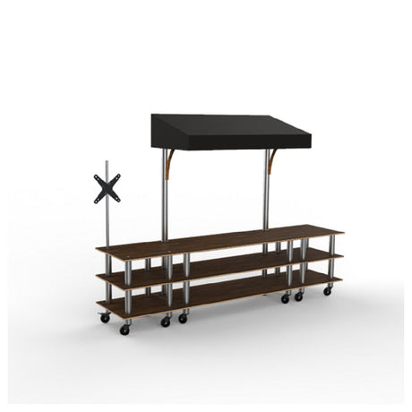 Steelite MGCMLA12WSBW Mogogo Modular Interactive Station Unique Brown