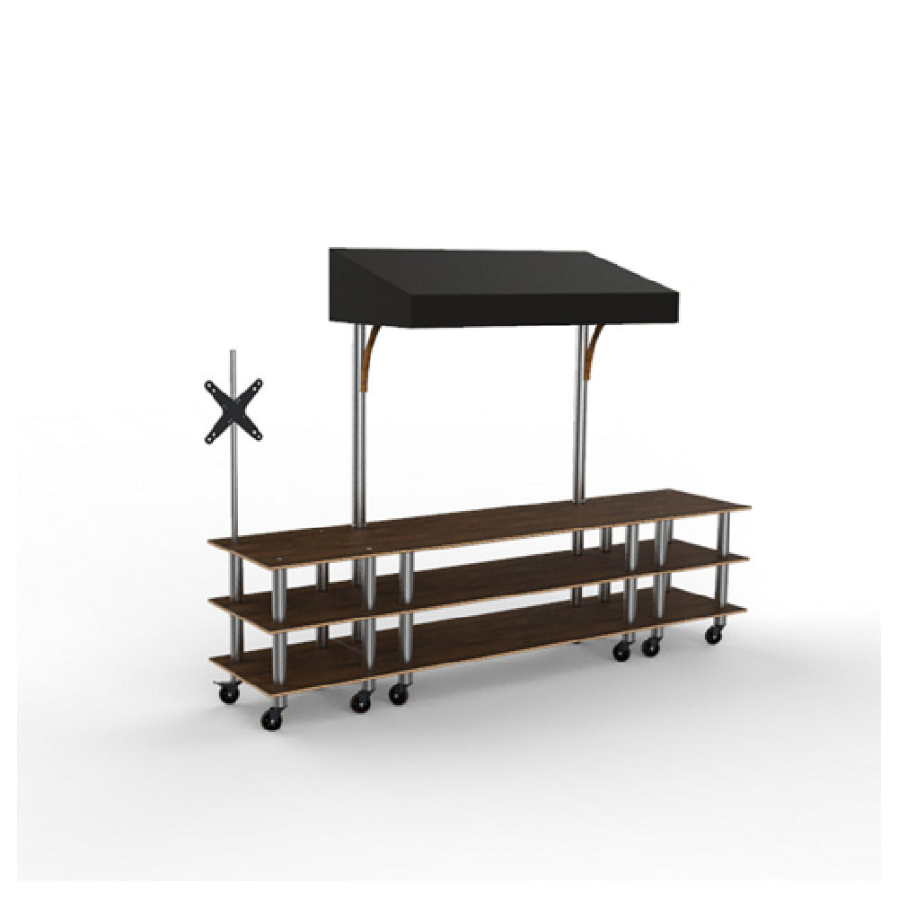 Steelite MGCMLA12WSBW Mogogo Modular Interactive Station Unique Brown