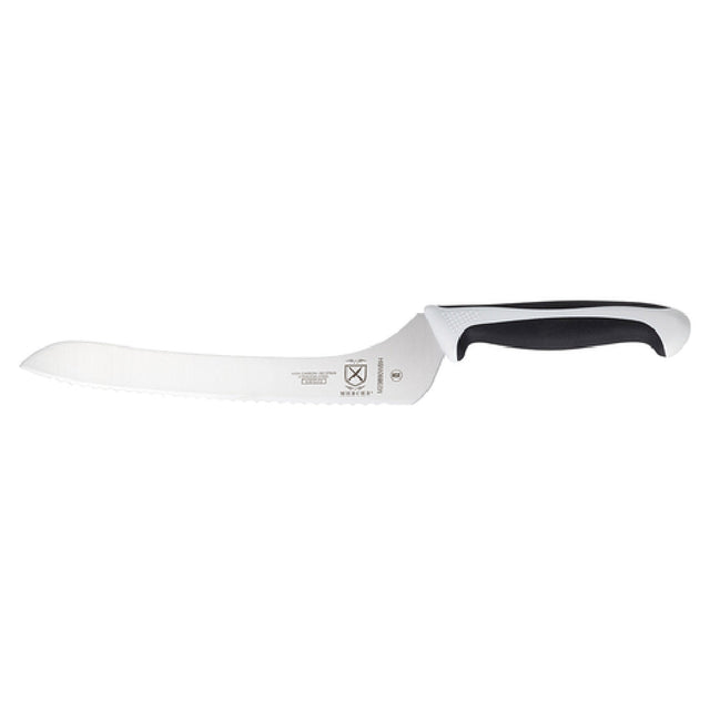 Mercer Culinary M23890WBH Millennia Colors® Bread Knife 9" Offset