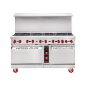 American Range ARGF-24G-6B-CL-126R_NAT - Green Flame Range, Gas, 60"