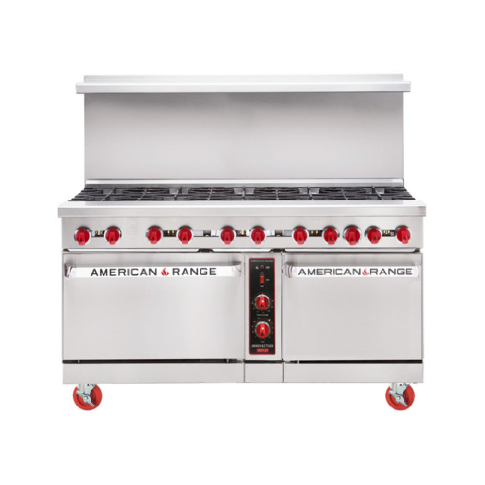 American Range ARGF-24G-6B-NVL-126R_NAT - Green Flame Range, Gas, 60"