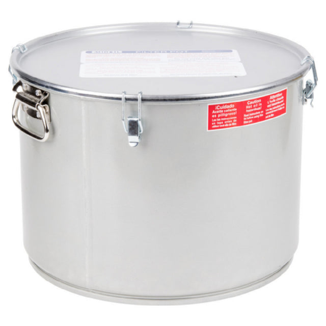 MirOil USA 60L-02060 Low Profile Filter Pot For Safer Filtering & Handling Of Hot Oil